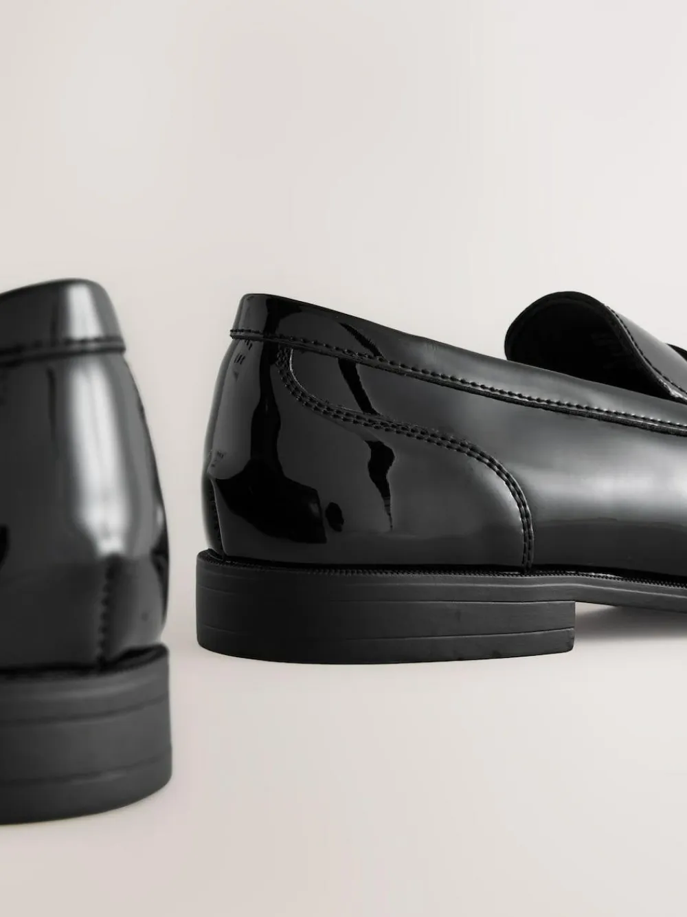 Next Black Patent Loafers^ Shoes