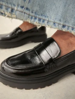 Next Standard/Wide Fit Chunky Loafers^Women Wide Fit & Extra Wide Fit|Flats