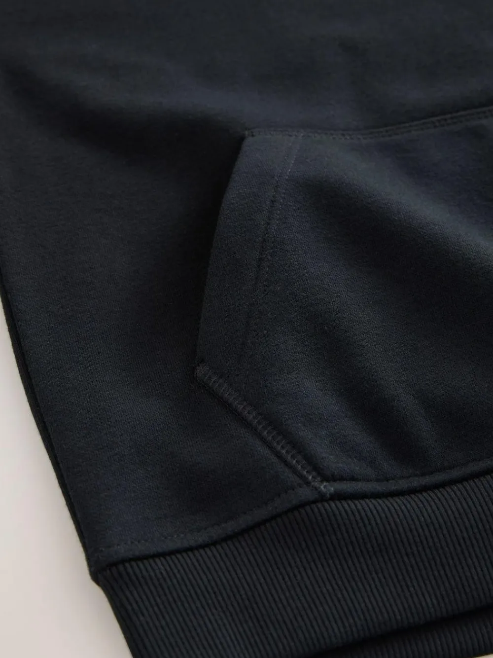 Next Black Plain Jersey Hoodie (3-16yrs)^BOY Sweatshirts & Hoodies