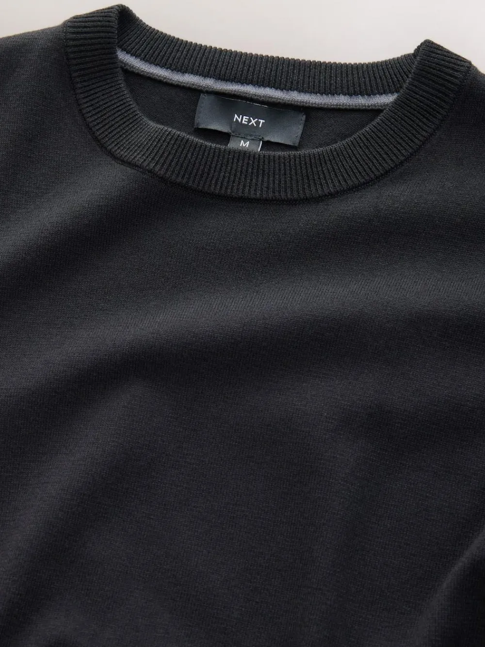 Next Plain Regular Fit Cotton Rich Crew Neck Jumper^ Nightwear|Knitwear