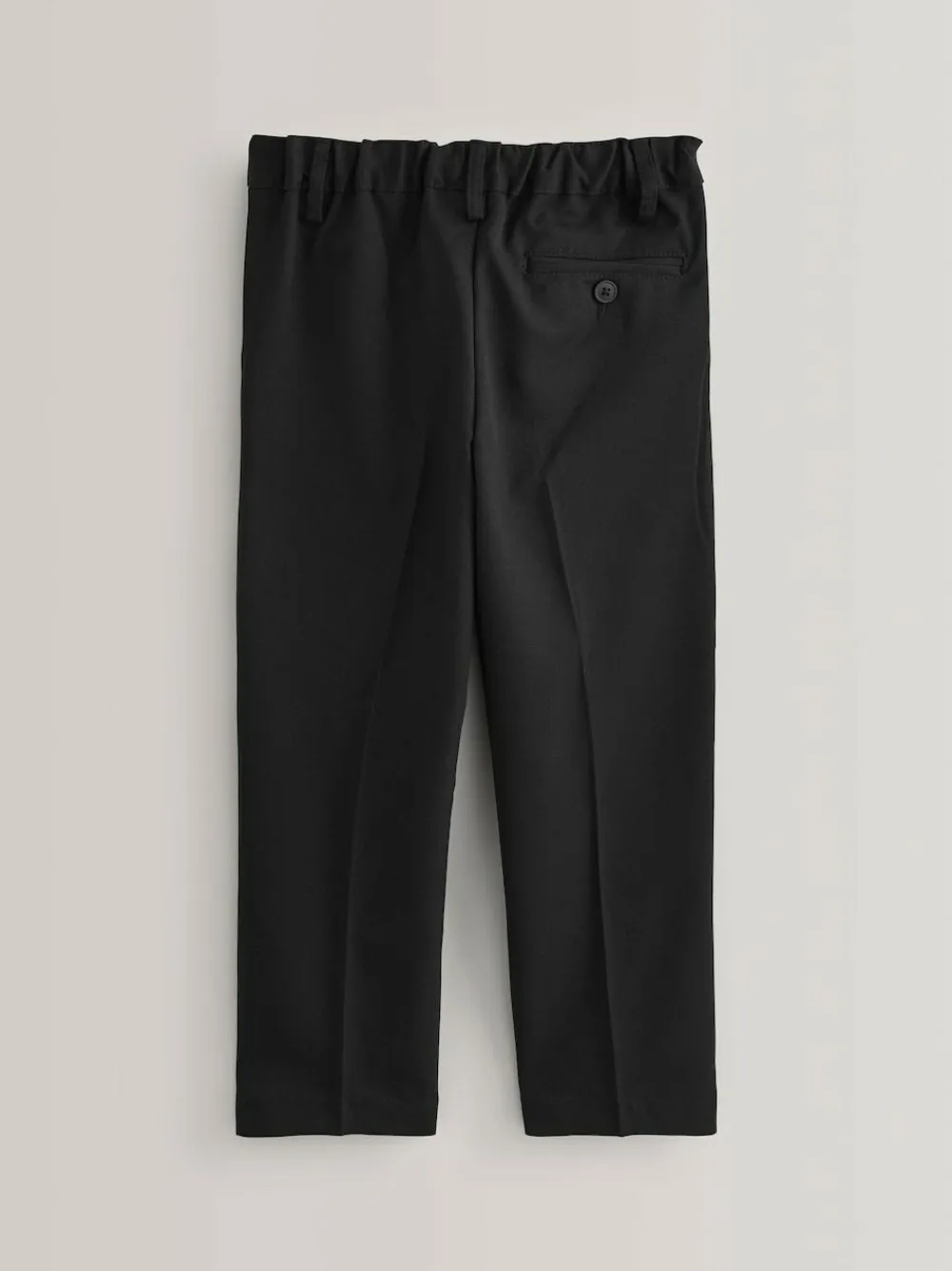 Sale Next Plus Waist School Pleat Front Trousers (3-17yrs) Black
