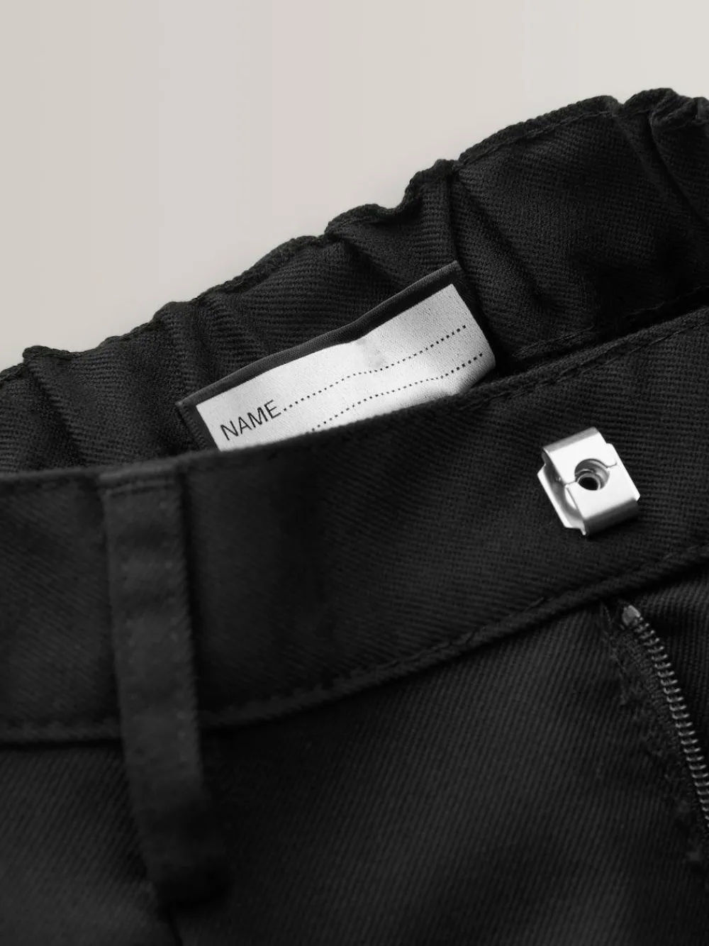 Sale Next Plus Waist School Pleat Front Trousers (3-17yrs) Black
