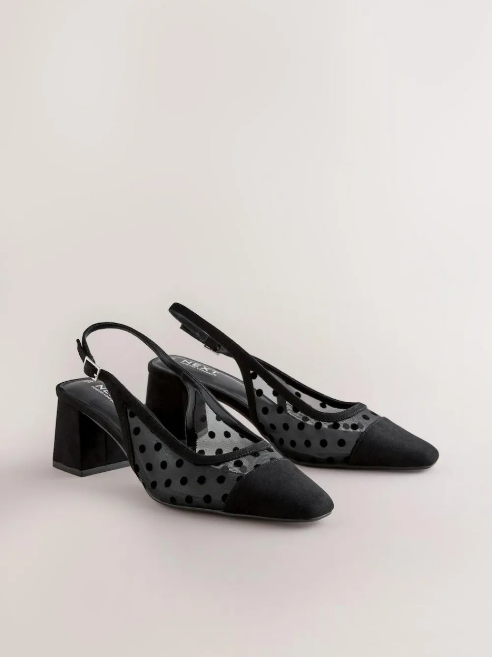 Next Forever Comfort® Square Toe Slingback Block Heels^Women Heels