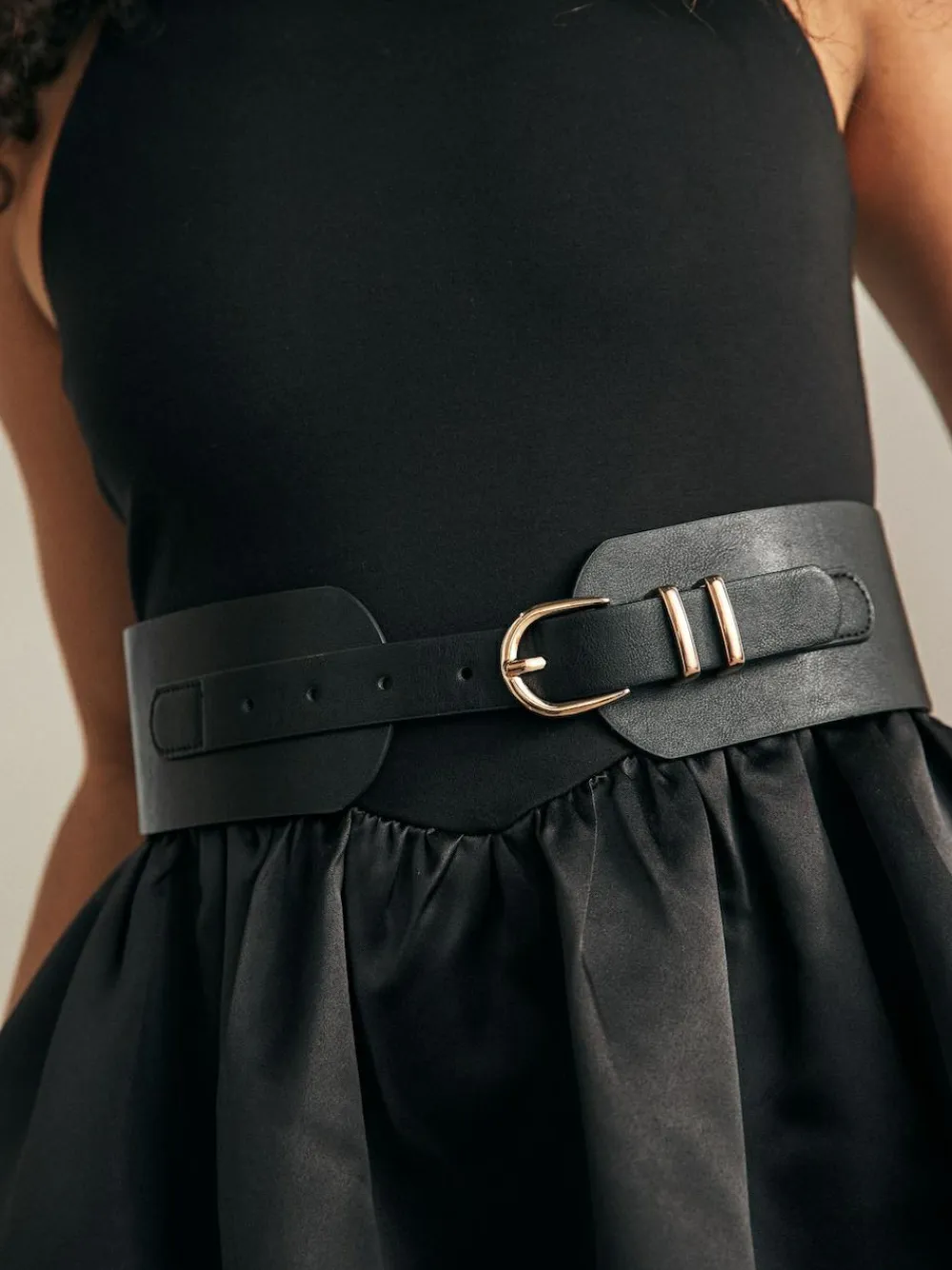 Next Black PU Corset Belt^Women Belts