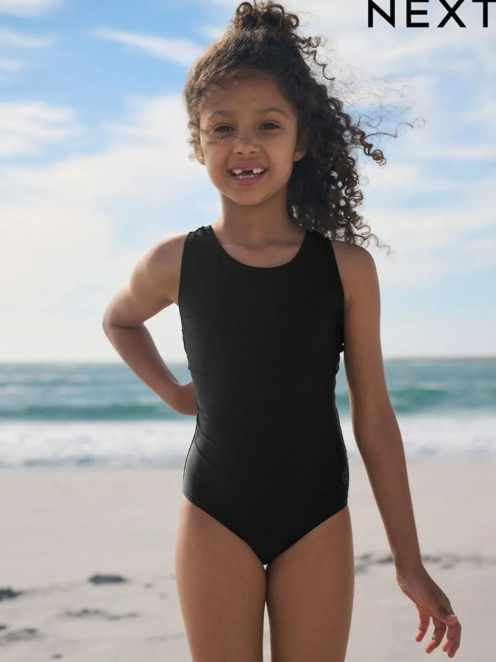 Discount Next Racerback Swimsuit (3-16yrs) Black