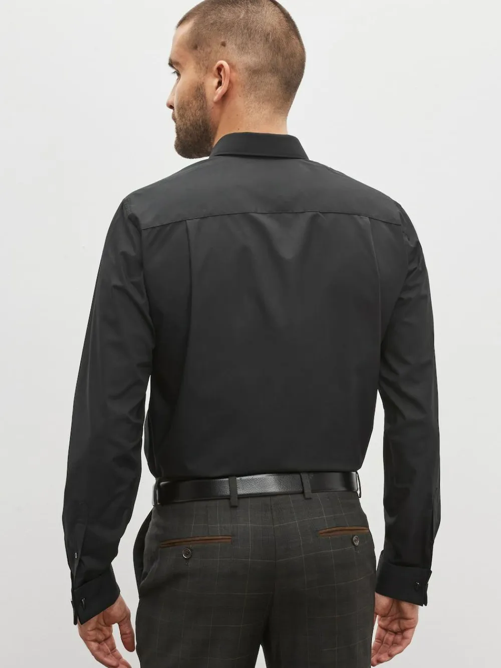 Next Regular Fit Easy Care Double Cuff Smart Shirt^ Shirts|Occasionwear