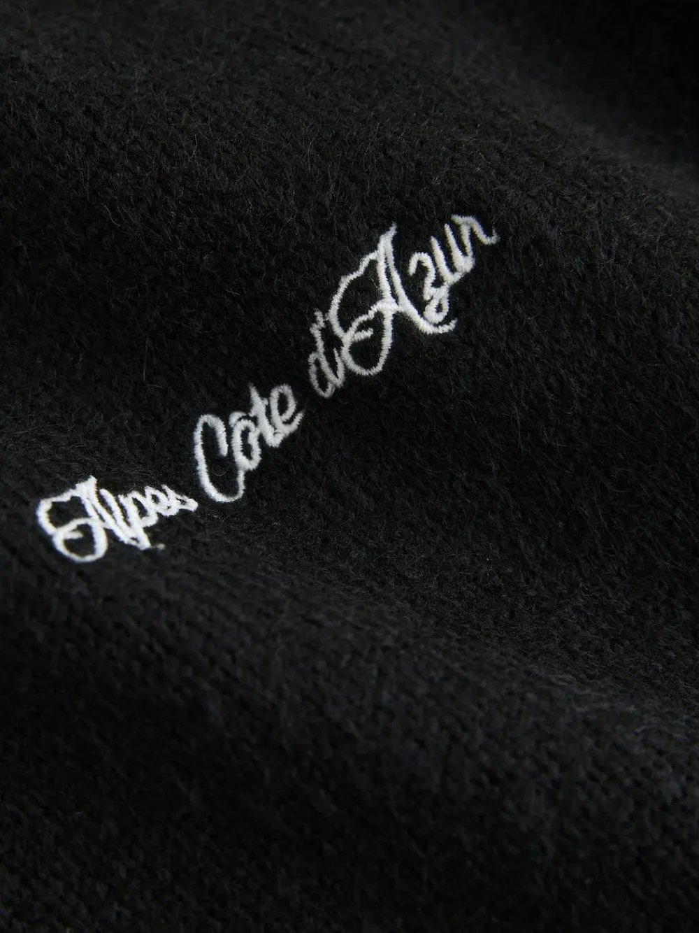 Sale Next Regular Fit Embroidered Chest Motif Cardigan Black