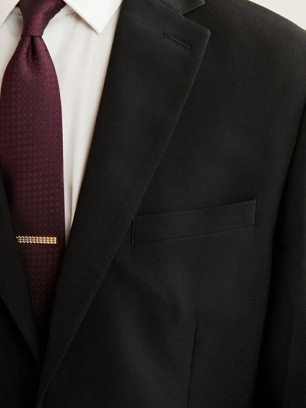 Next Regular Fit Essential Suit Jacket^ Black Suits|Suits & Tuxedos