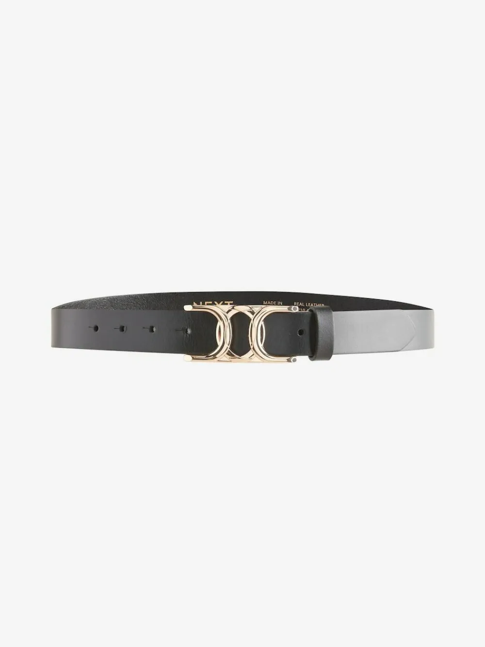 Outlet Next Regular Statement Buckle Leather Belt Black