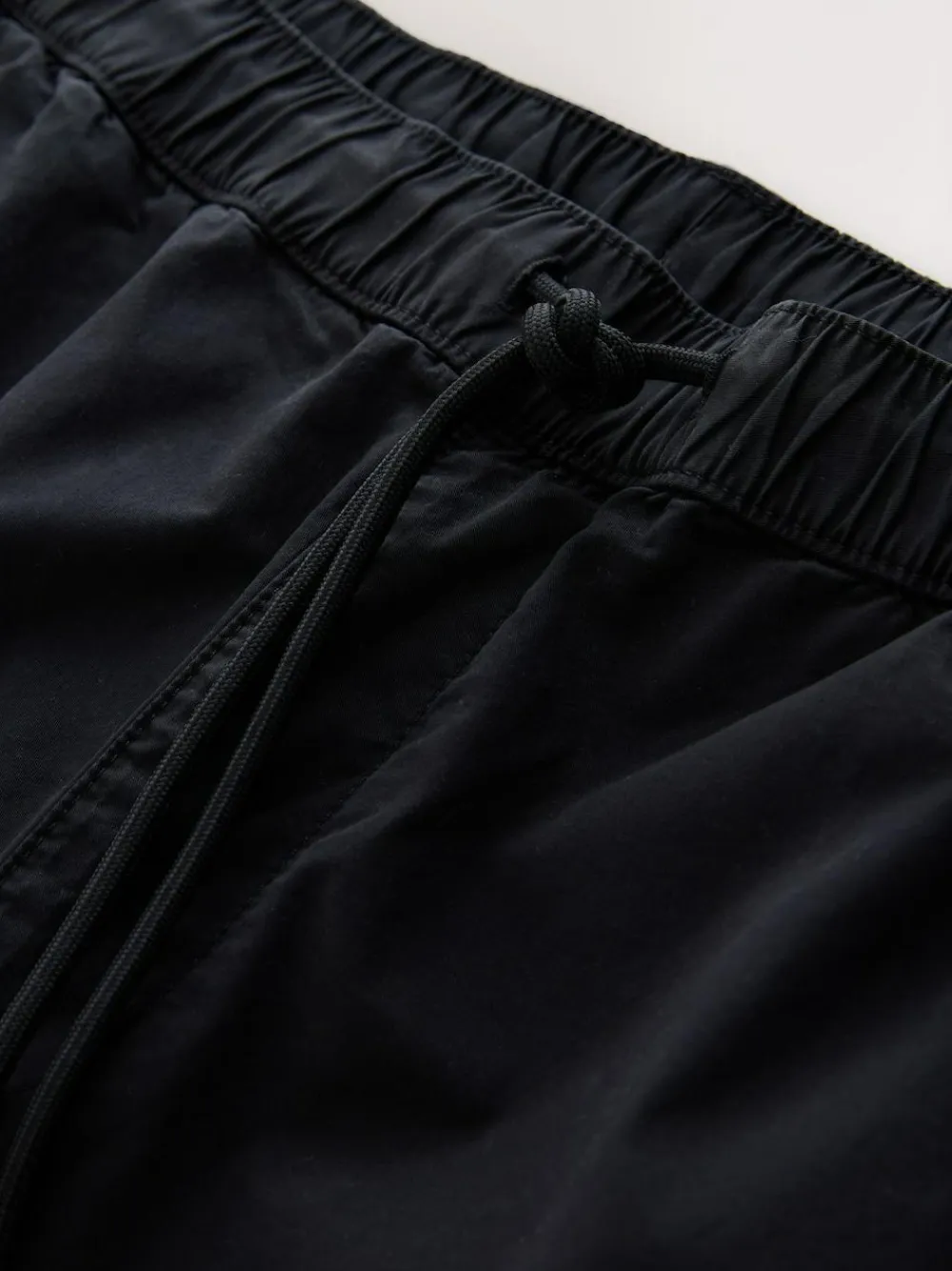 Clearance Next Regular Tapered Fit Cotton Stretch Cargo Trousers Black