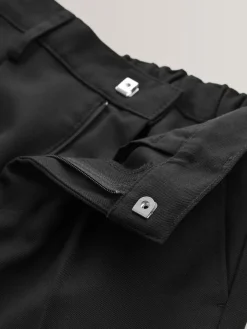 Next Regular Waist School Pleat Front Trousers (3-17yrs)^BOY Joggers|Tznius Pants
