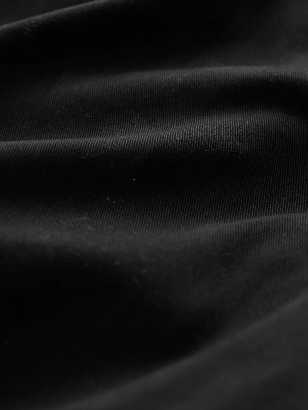 Outlet Next Relaxed Tapered Fit Twin Pleated Stretch Chinos Trousers Black