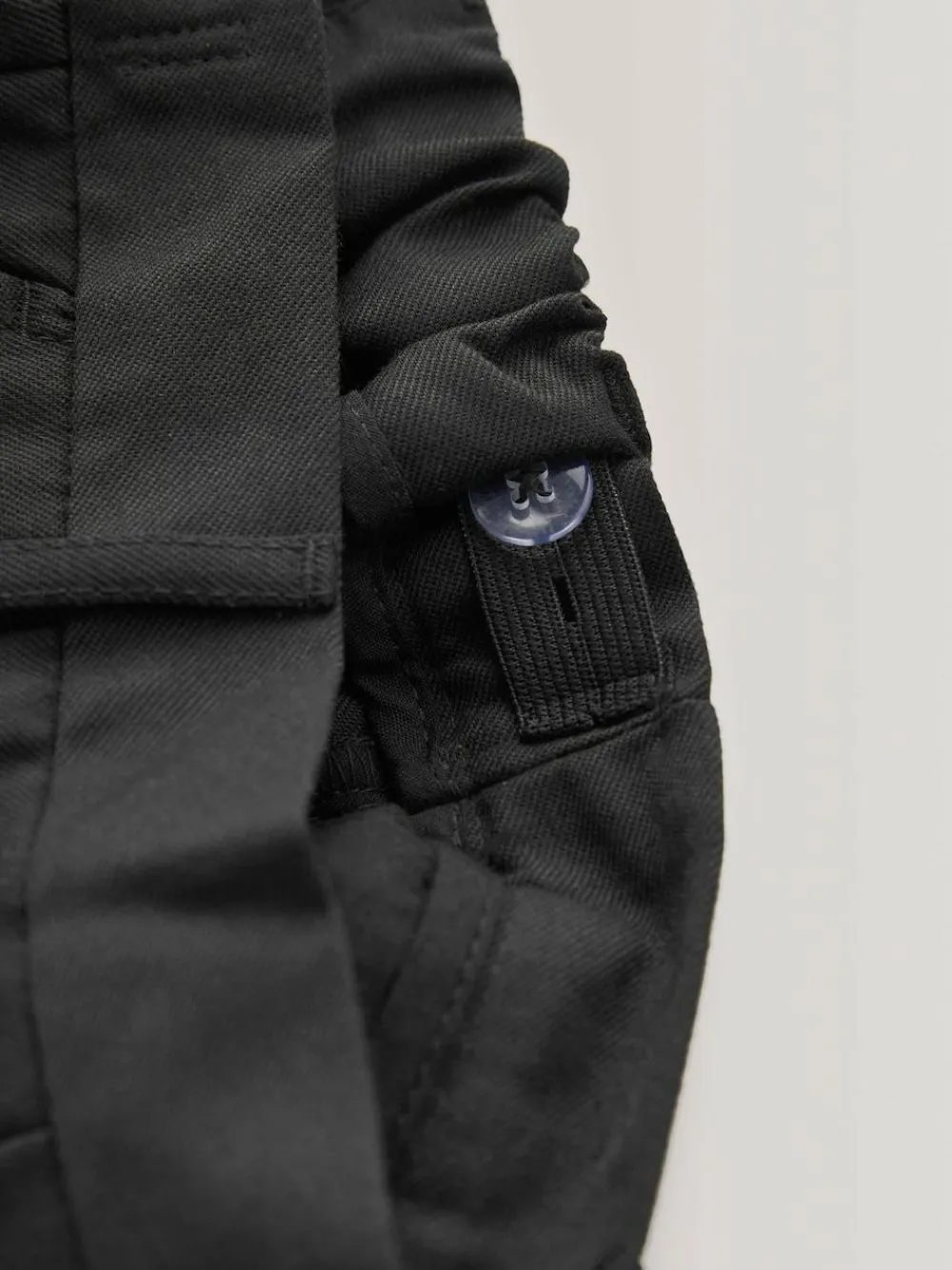 Best Next School Pull On Waist Straight Trousers (3-17yrs) Black
