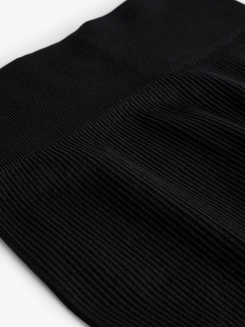 Next Black Seamless Ribbed High Waist Leggings (3-16yrs)^ Pants & Leggings|Pants & Leggings