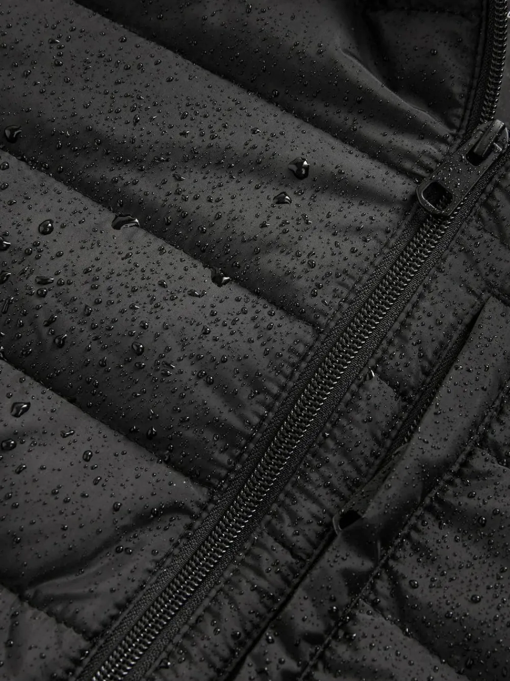 Discount Next Shower Resistant Lightweight Hooded Puffer Coat Jacket Black