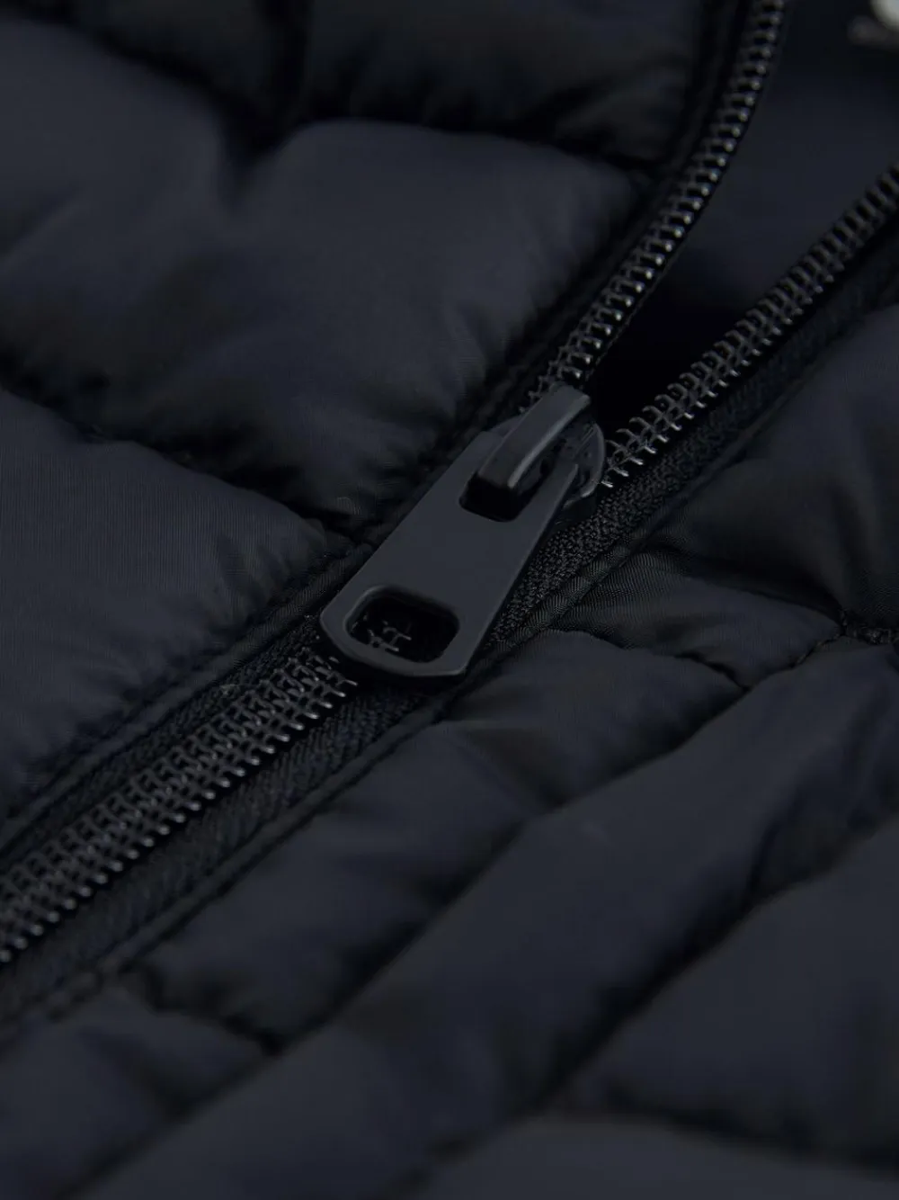 Clearance Next Black Shower Resistant Lightweight Puffer Gilet