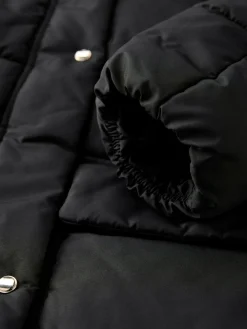 Sale Next Black Shower Resistant Padded Hooded Longline Coat