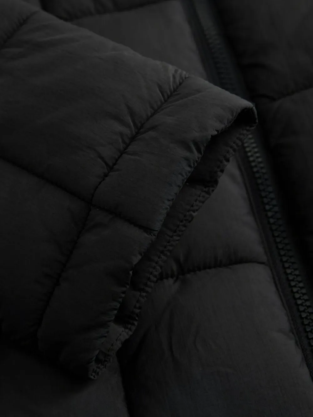 Hot Next Shower Resistant Square Quilted Coat (3-16yrs) Black