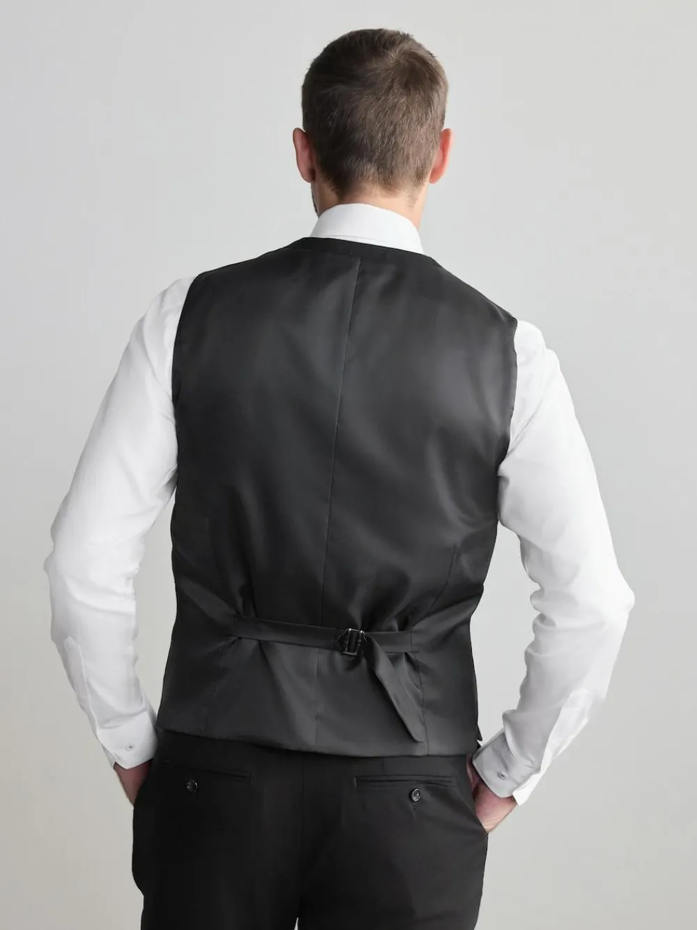 Next Black Signature Nova Fides Wool Waistcoat^ Vests