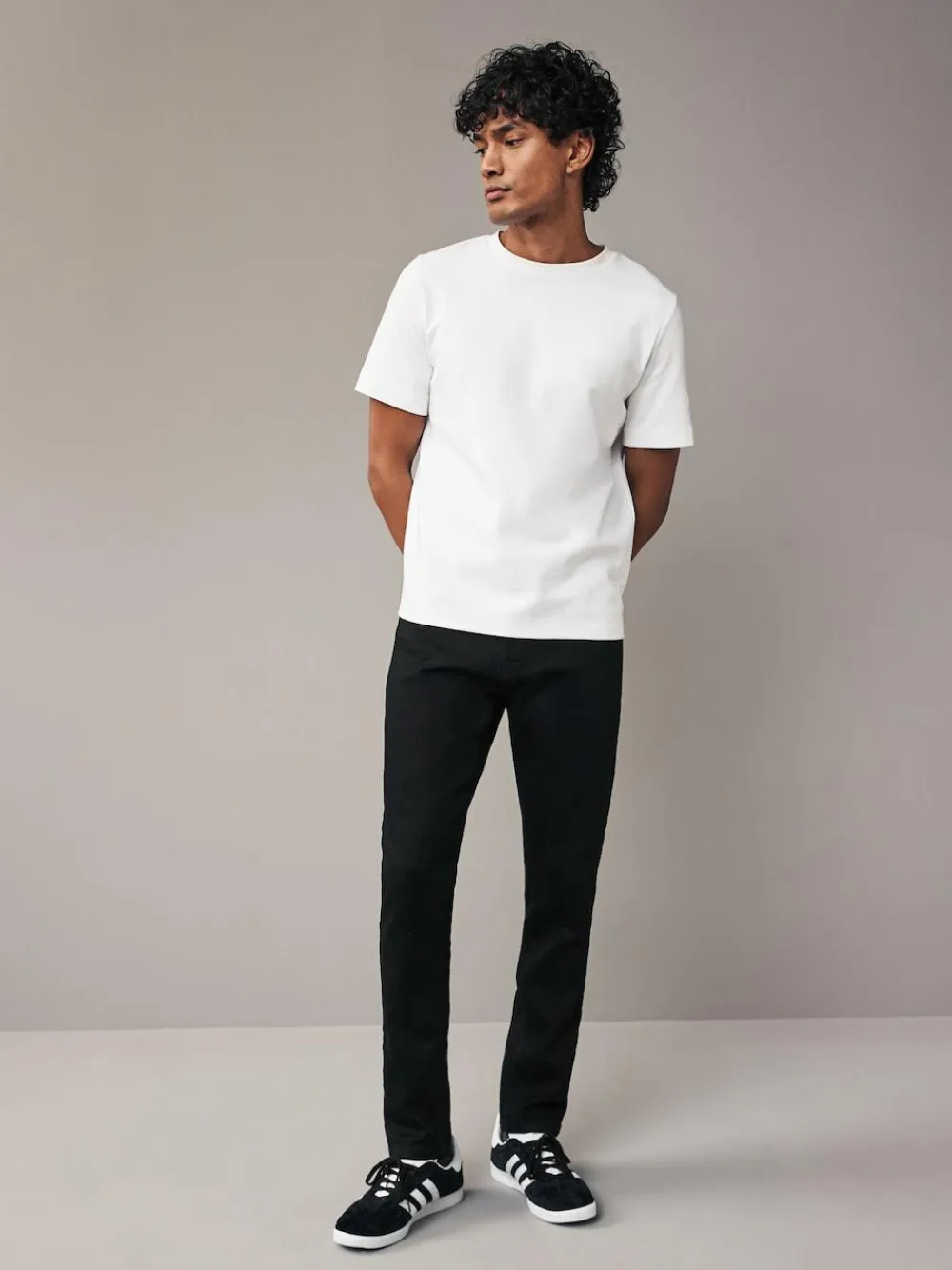 Sale Next Black Skinny Fit Comfort Stretch Jeans