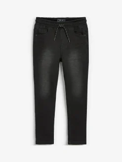 Best Next Skinny Fit Stretch Elasticated Waist Jeans (3-16yrs) Black