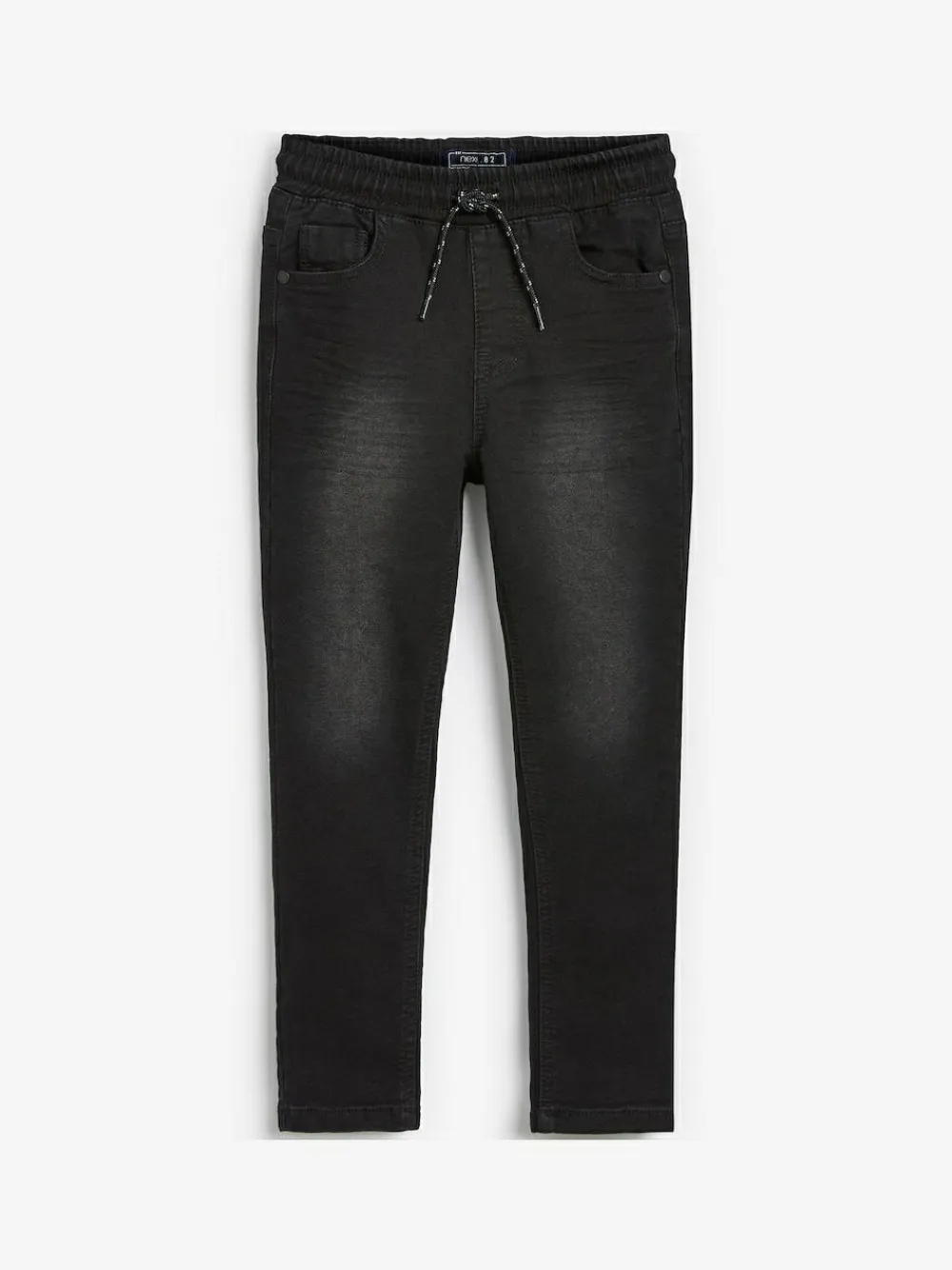 Best Next Skinny Fit Stretch Elasticated Waist Jeans (3-16yrs) Black