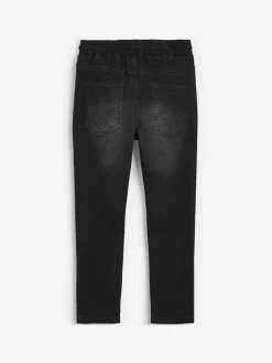 Best Next Skinny Fit Stretch Elasticated Waist Jeans (3-16yrs) Black