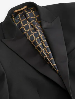 Next Black Skinny Fit Tuxedo Suit Jacket^ Blazers & Formal Jackets|Black Suits