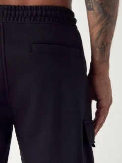 Next Slim Fit Slim Fit Brushback Heavyweight Cargo Joggers^ Joggers|Joggers