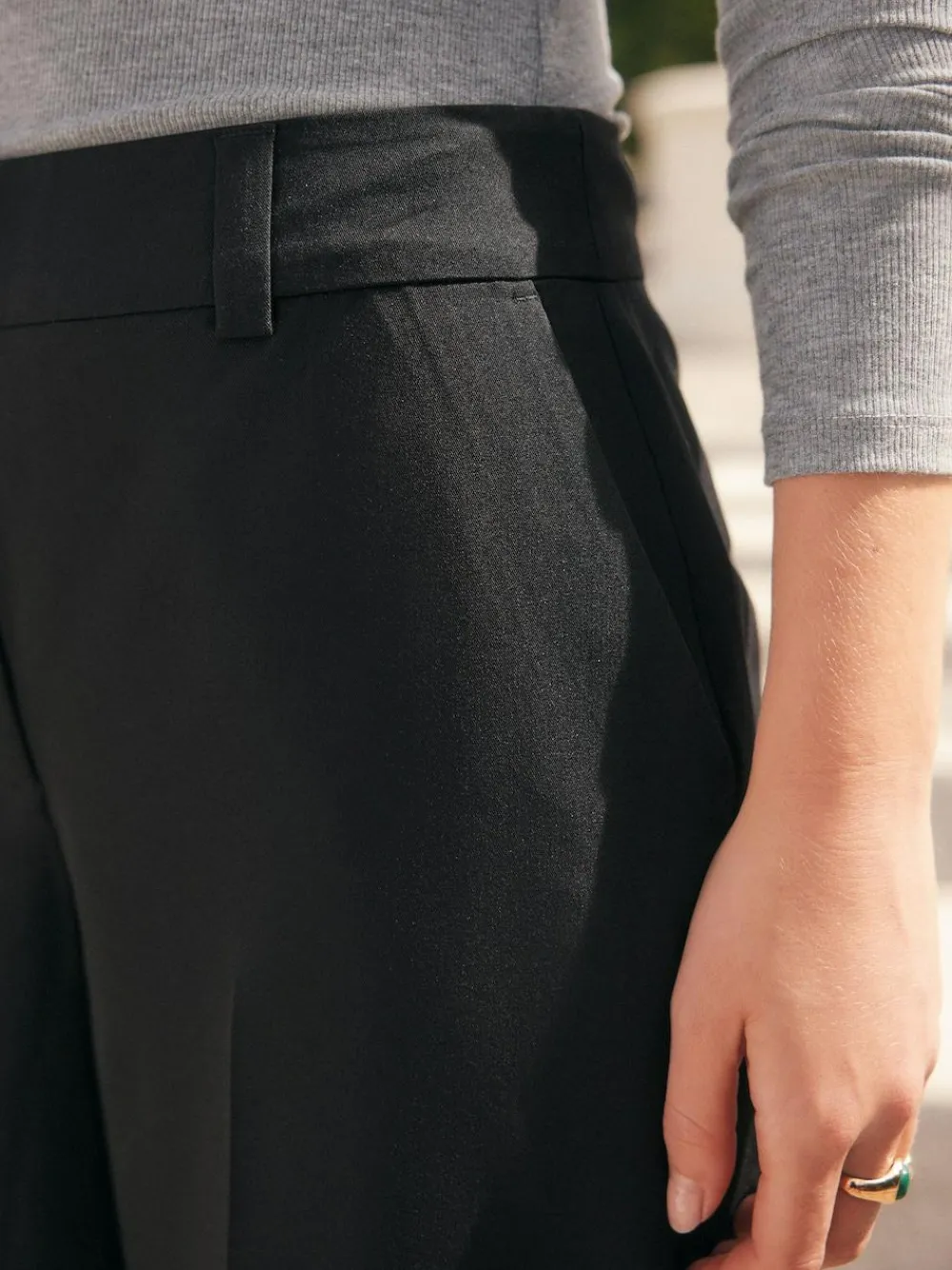 New Next Smart Longline Shorts Black