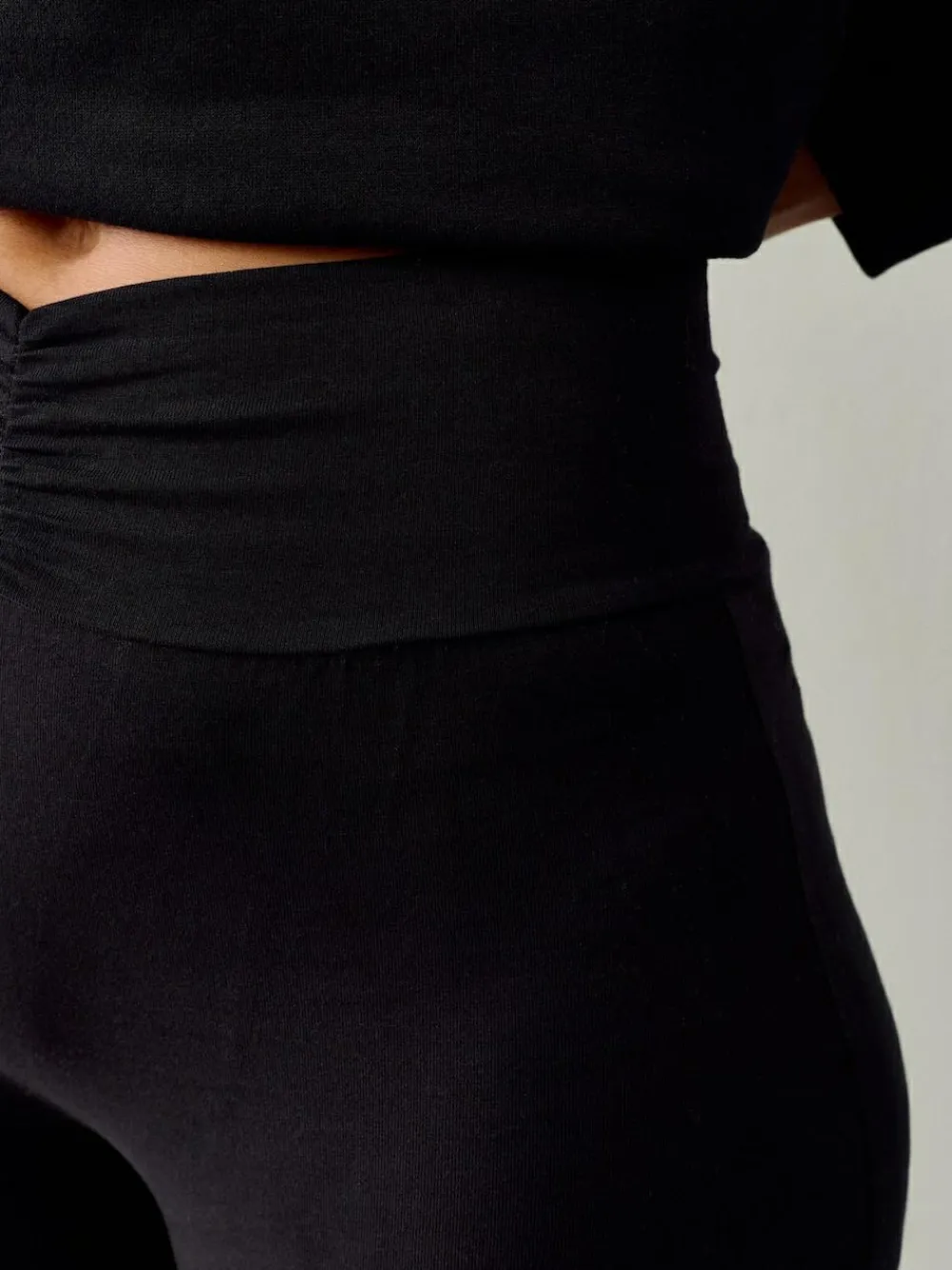 Next Soft Touch Rib Ruched Flare Leggings^Women Leggings & Sweatpants