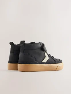 Next Standard Fit (F) Elastic Lace Touch Fastening Chevron Boots^BOY Sneakers|Sneakers