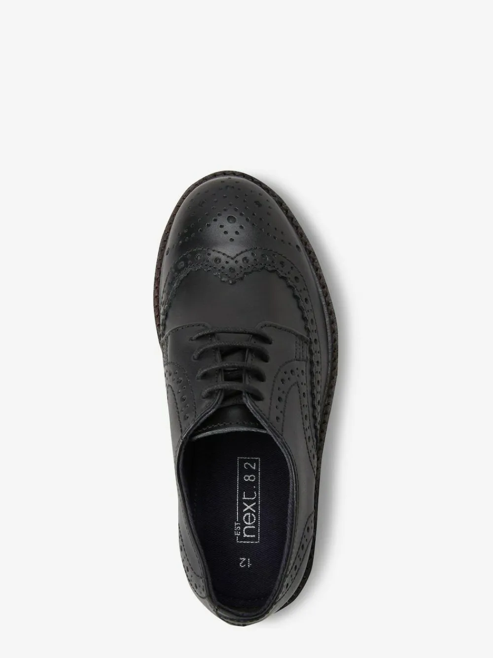 Next Standard Fit (F) Leather Laceup Brogue Shoes^BOY School Shoes|Boys Shoes