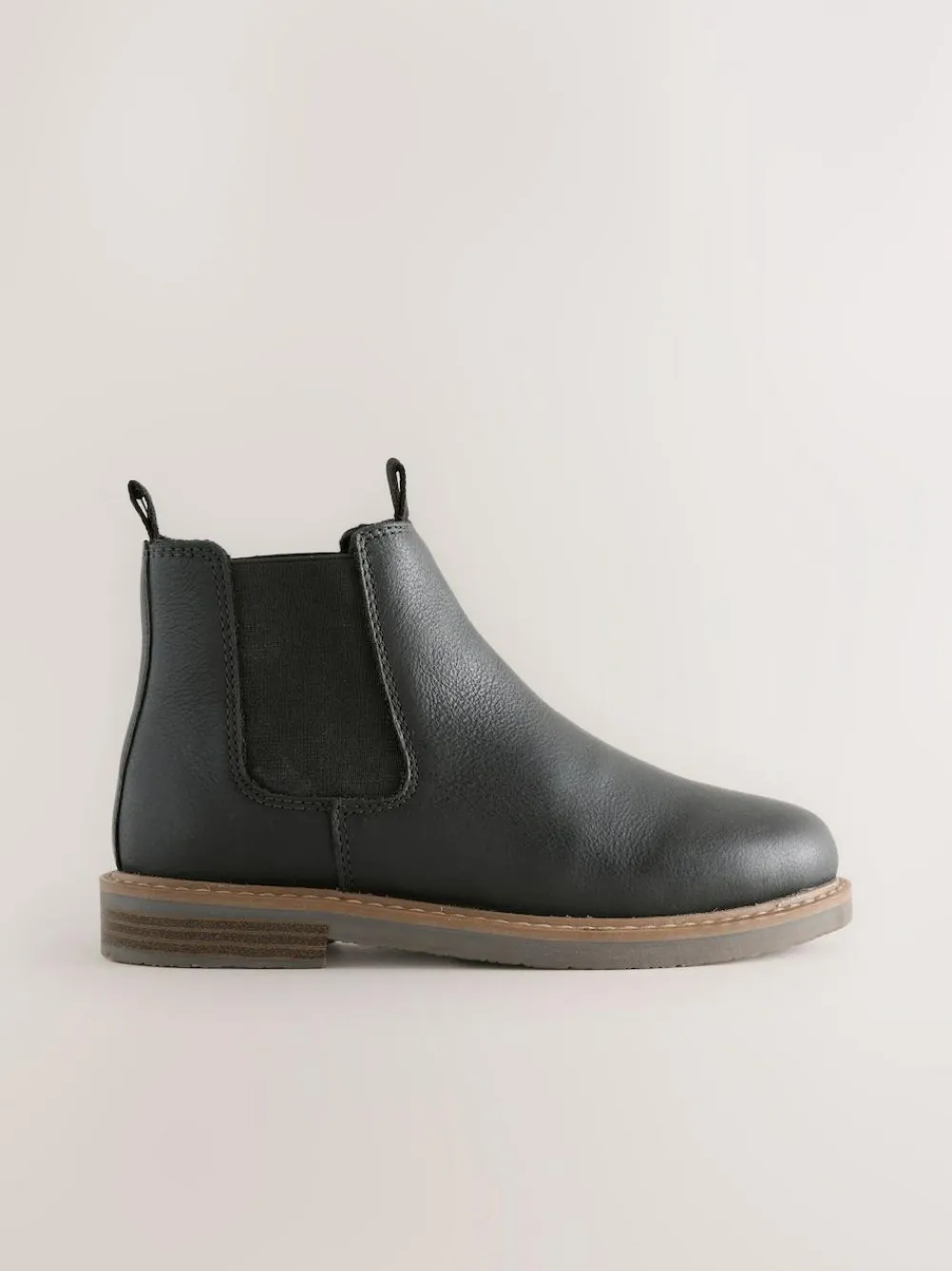 Hot Next Standard Fit (F) Leather Chelsea Boots Black