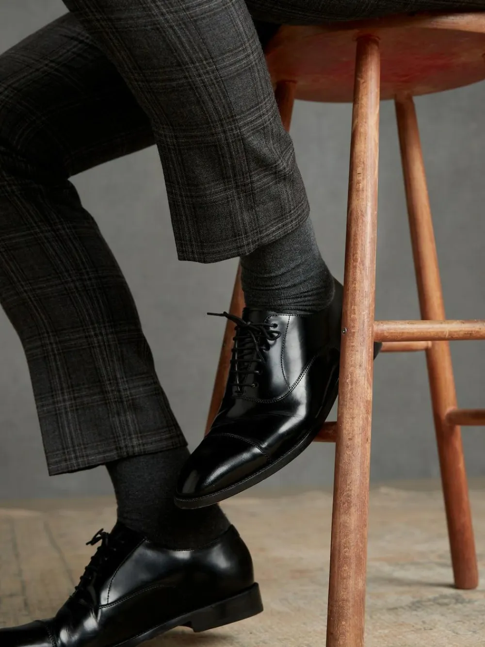 Next Standard Fit Signature Leather Sole Oxford Toe Cap Shoes^ Shoes