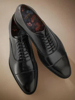 Next Standard Fit Signature Leather Sole Oxford Toe Cap Shoes^ Shoes