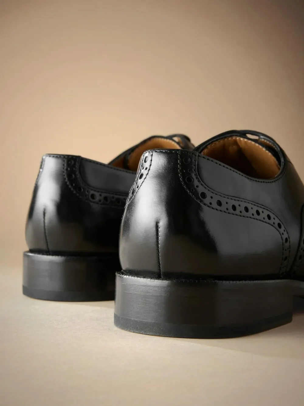 Next Standard Fit Signature Italian Leather Wingcap Brogue Shoes^ Shoes|Occasionwear