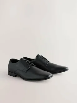 Best Next Standard Fit Slim Square Derby Shoes Black