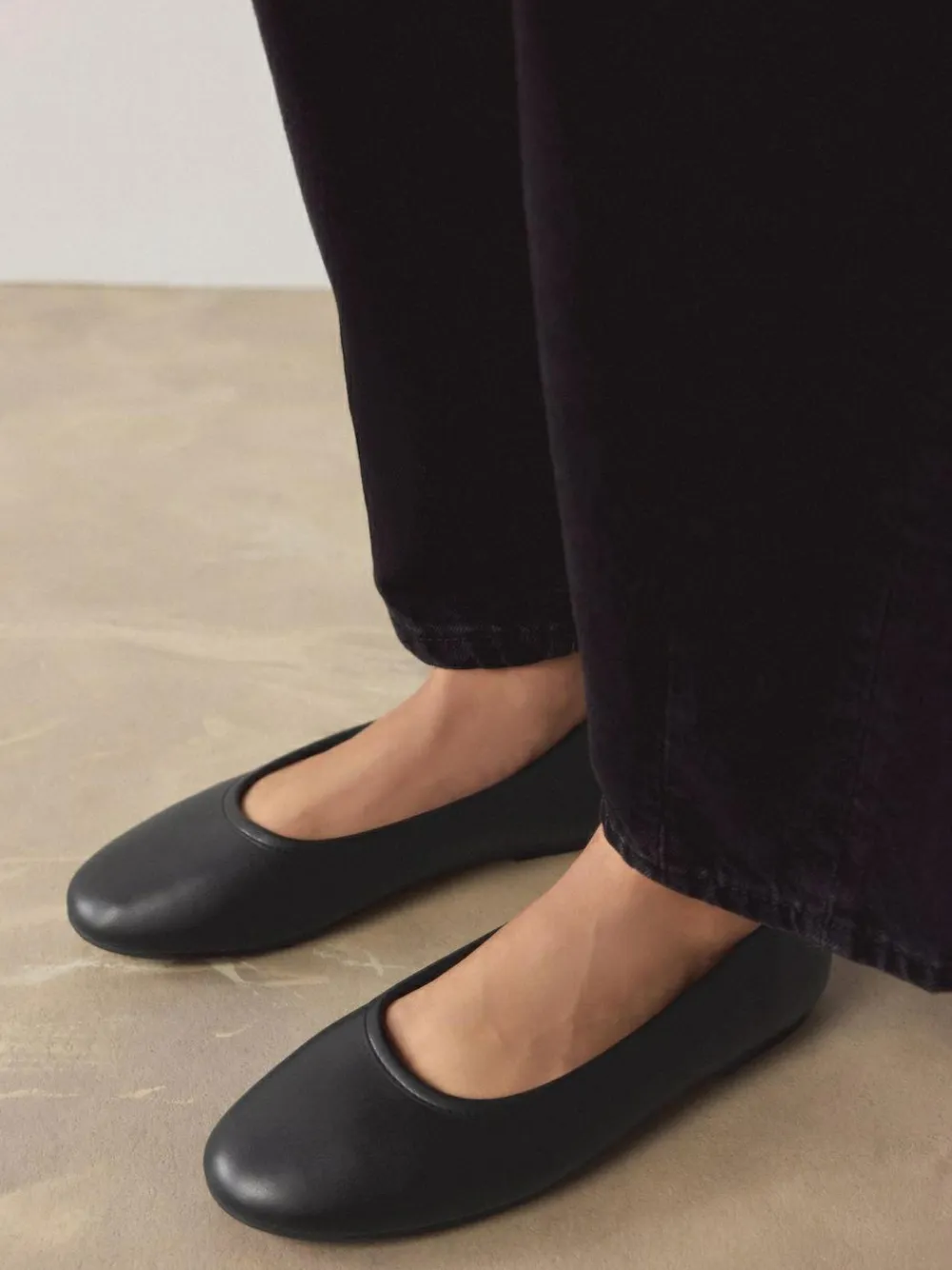 Hot Next Standard/Wide Fit Ballerina Shoes Black