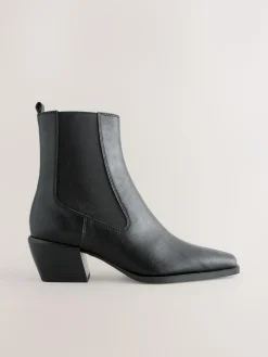 Next Standard/Wide Fit Chelsea Style Western Cowboy Boots^Women Wide Fit & Extra Wide Fit|Boots & Wellies