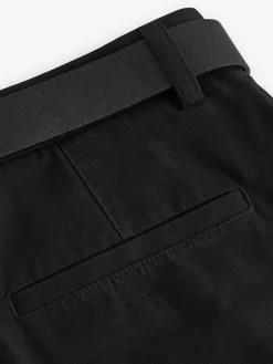 Next Straight Fit Belted Soft Touch Chino Trousers^ Nightwear|Pants & Chinos