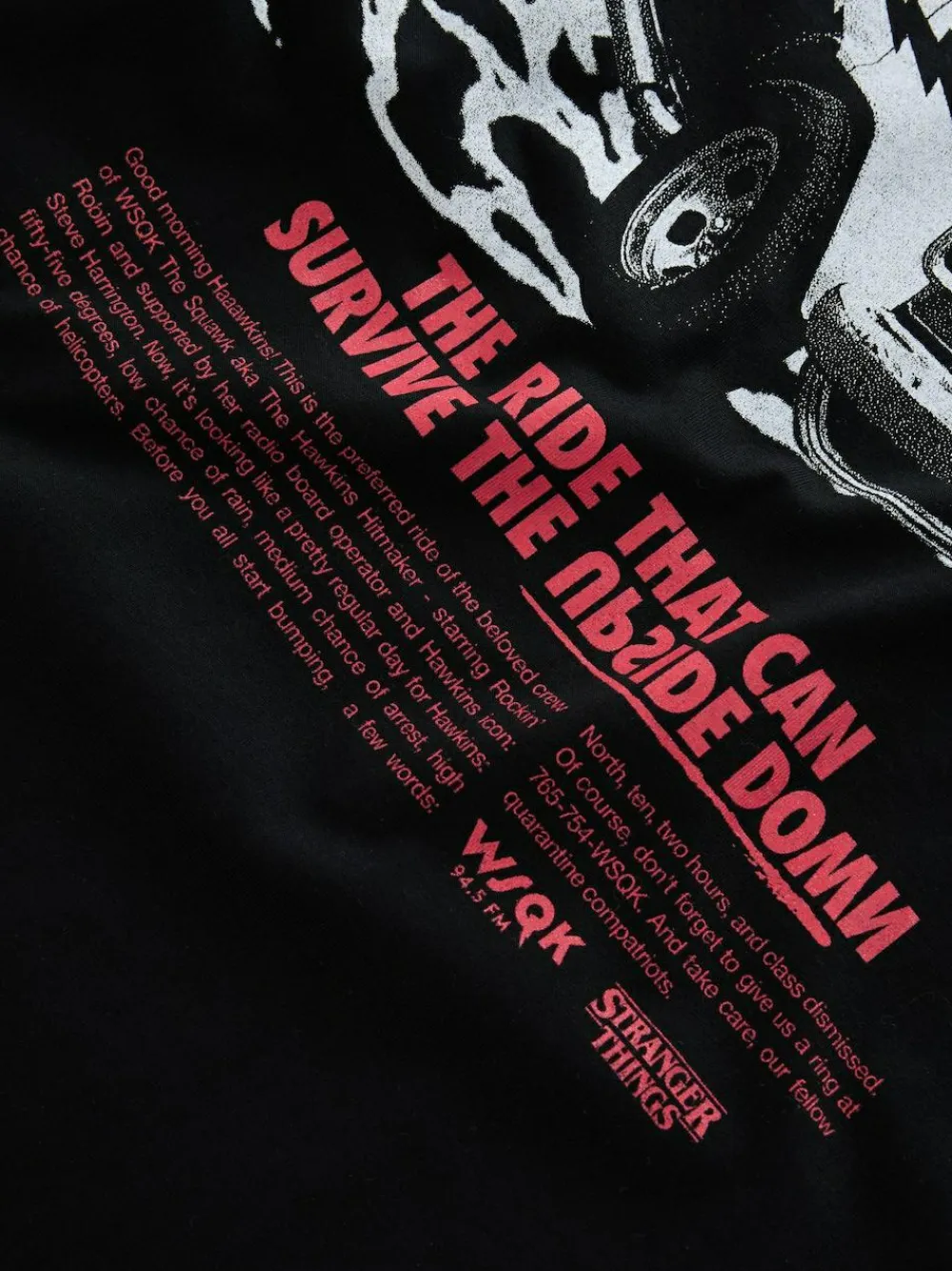Next Black Stranger Things Graphic Print T-Shirt^ Tops & T-Shirts