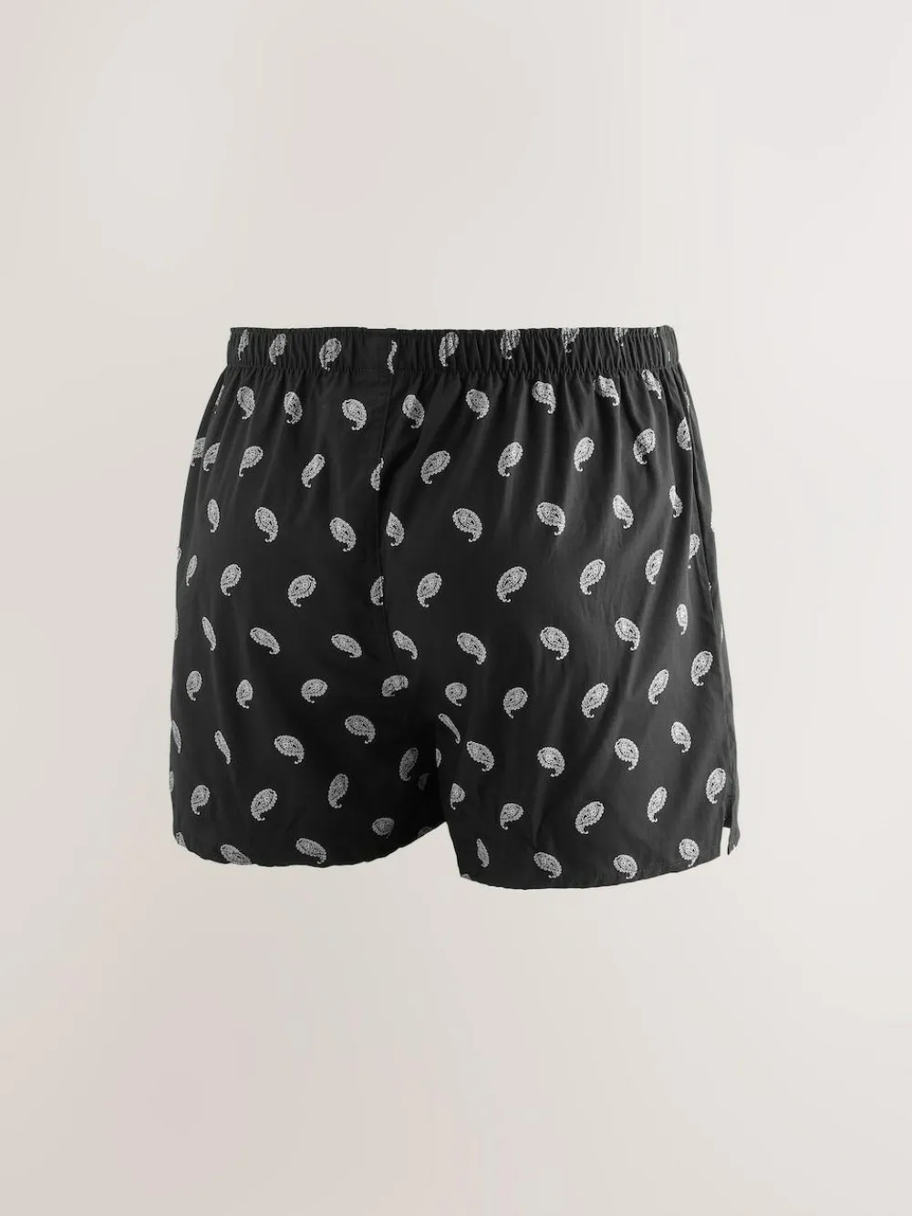 Clearance Next Black Stripe 4 pack Woven Pure Boxers