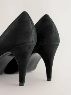 Next Premium Leather Peep Toe Heels^Women Heels