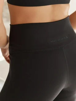 New Next Supersoft Dry Tech Flared Yoga Sports Leggings Black