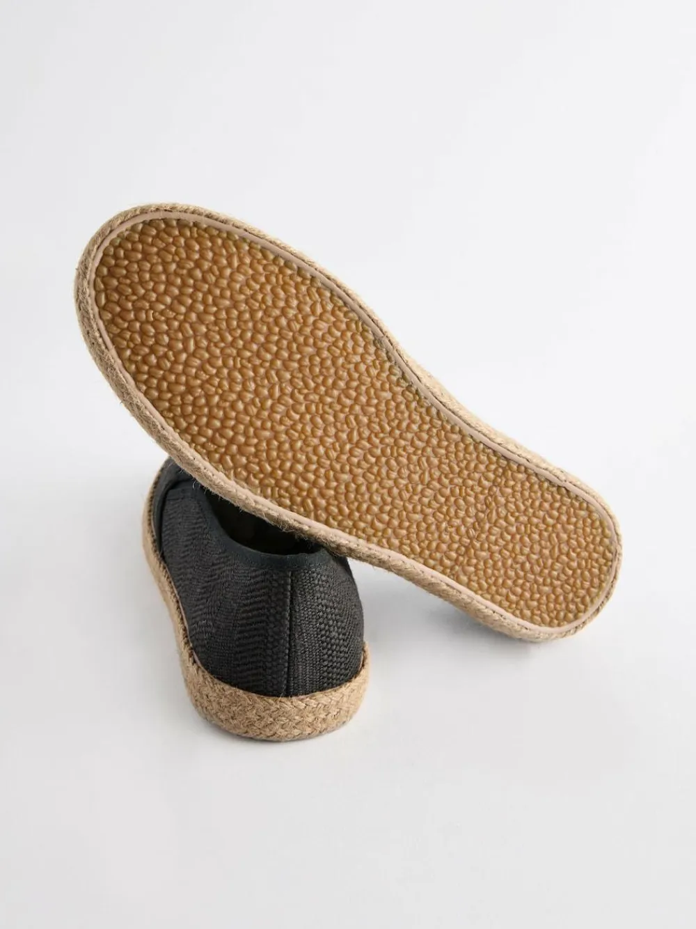 Best Next Textured Espadrilles Black