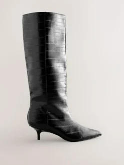Next Forever Comfort® Knee High Underset Heel Boots^Women Boots & Wellies|Boots