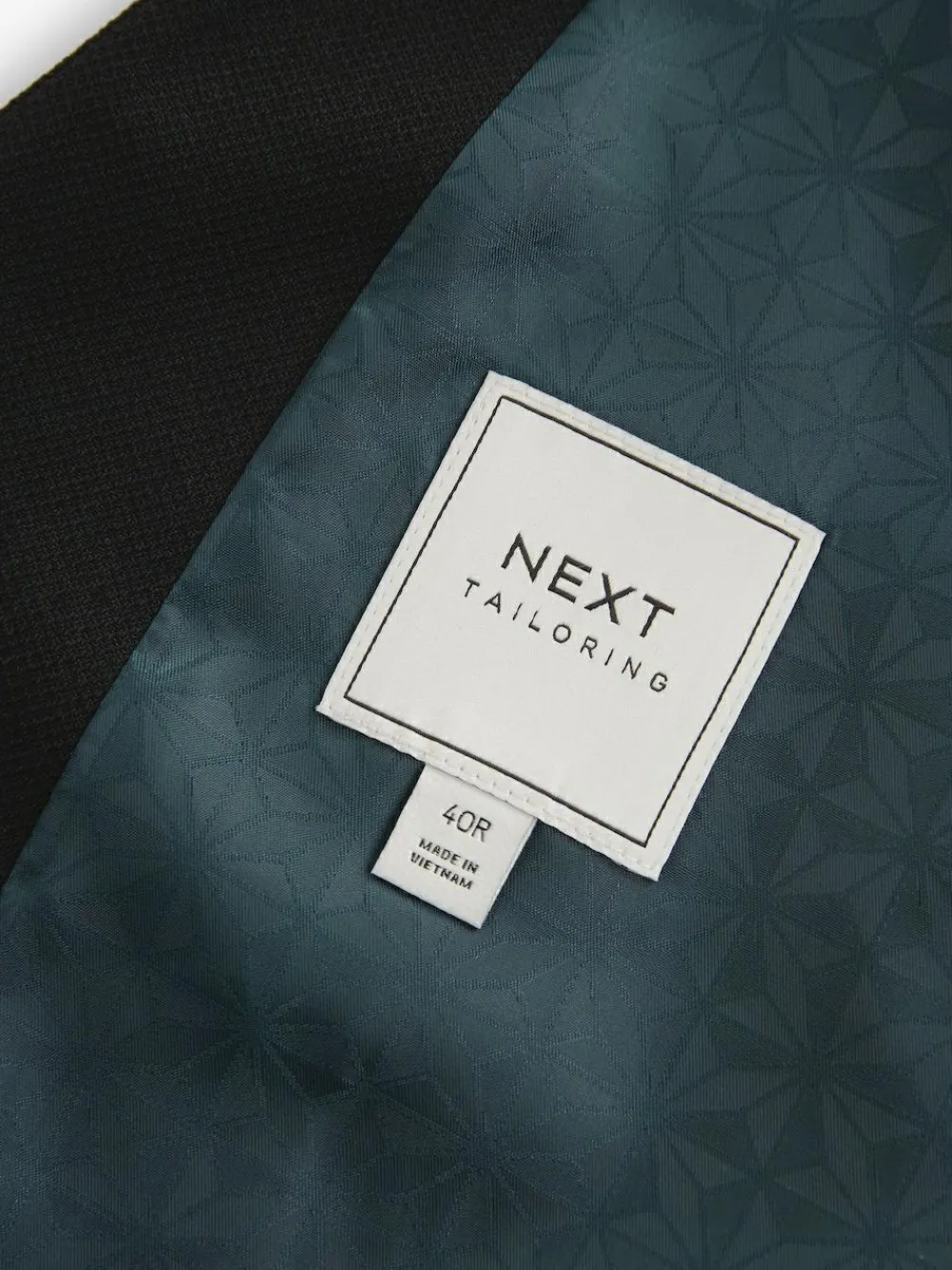 Clearance Next Black Textured Suit Waistcoat