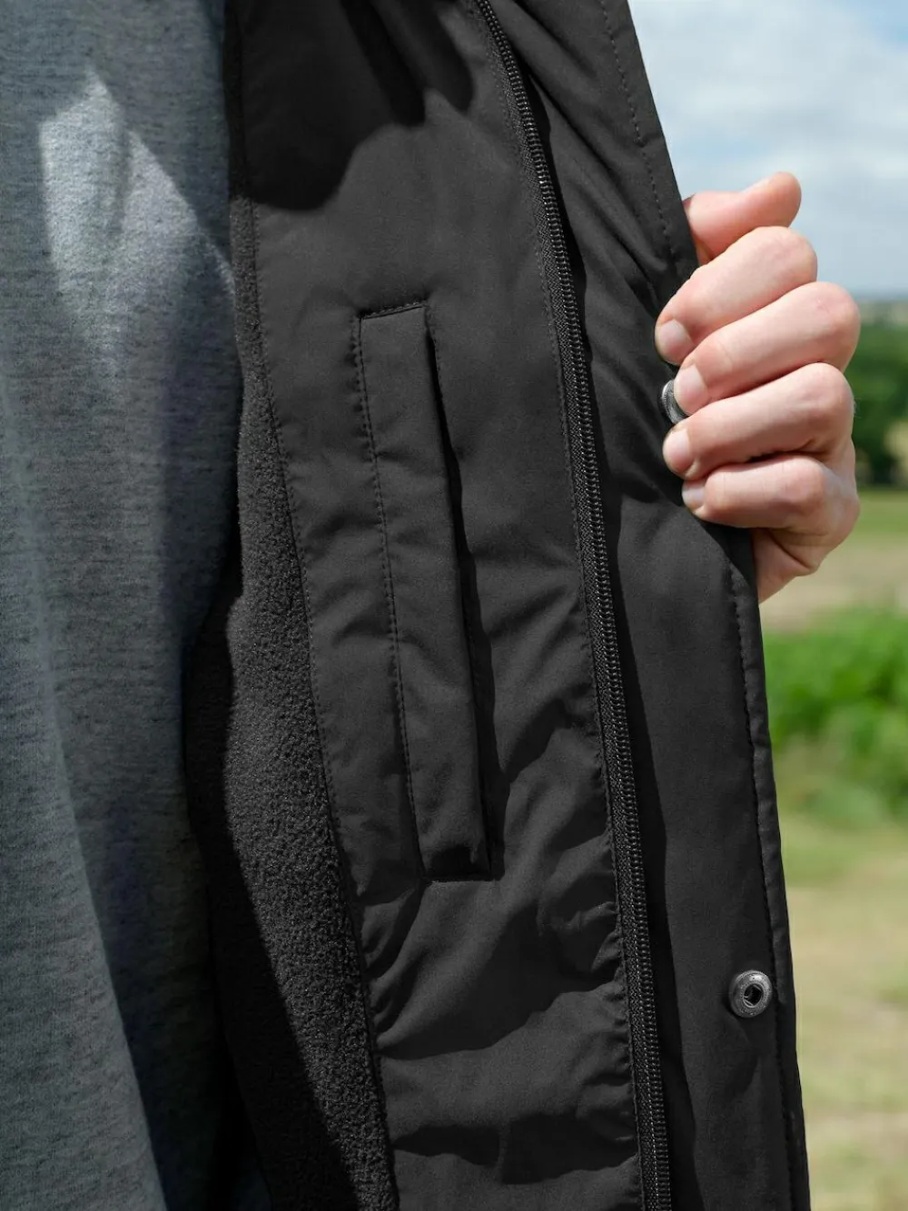 Best Next ThermoGen Shower Resistant Puffer Jacket Black