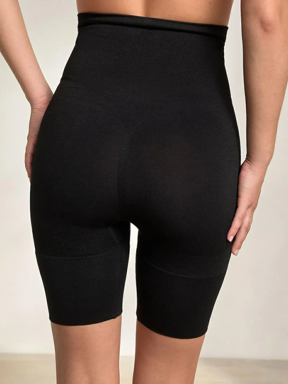 New Next Thigh Smoother Short Seamless Firm Tummy Control Shaping Briefs Black